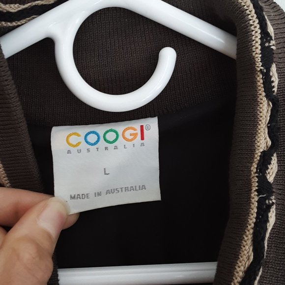 Coogi sweater jacket bomber large - Picture 4 of 4